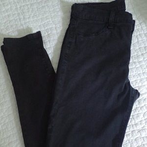 J Brand Luxe Sateen Super Skinny Black Size 29